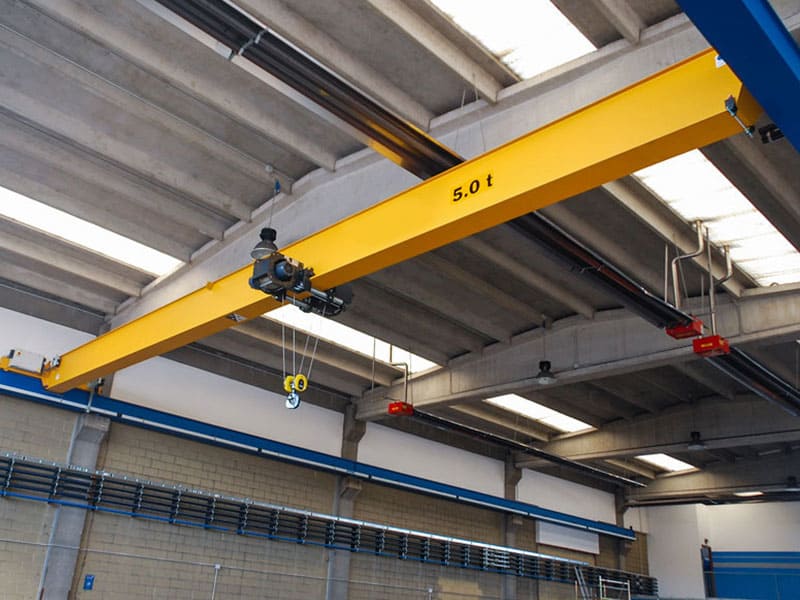 Ụlọ nkwakọba ihe 10-50ton pụrụ iche nke otu Girder n'elu Crane