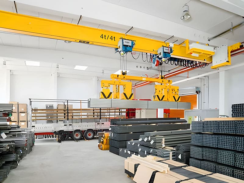 4t magnetic bridge crane