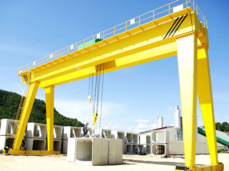 Double Girder Gantry Crane indastering ea konkreite