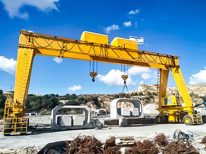 gantry crane ສໍາລັບການກໍ່ສ້າງ tunnel