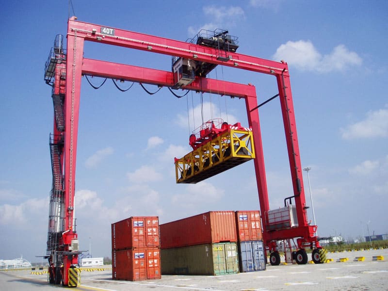 mpira tairi gantry crane