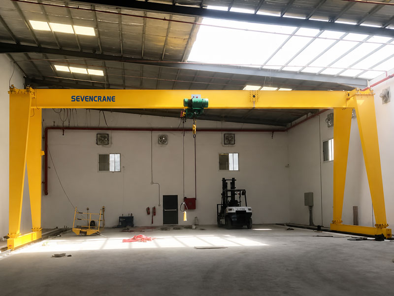 5t-gantry crane-oo leh xarig koronto ah