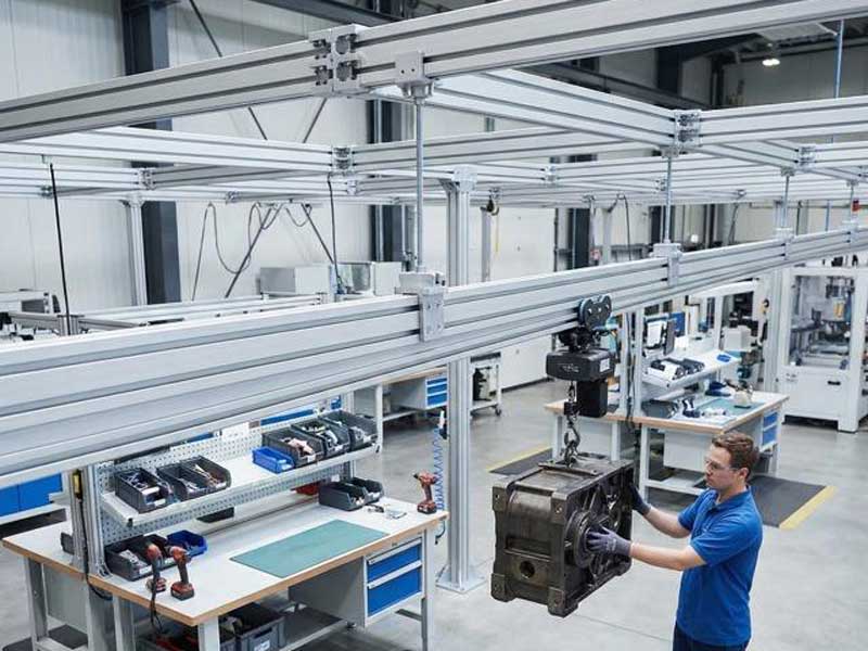 Aluminum-type-KBK-crane