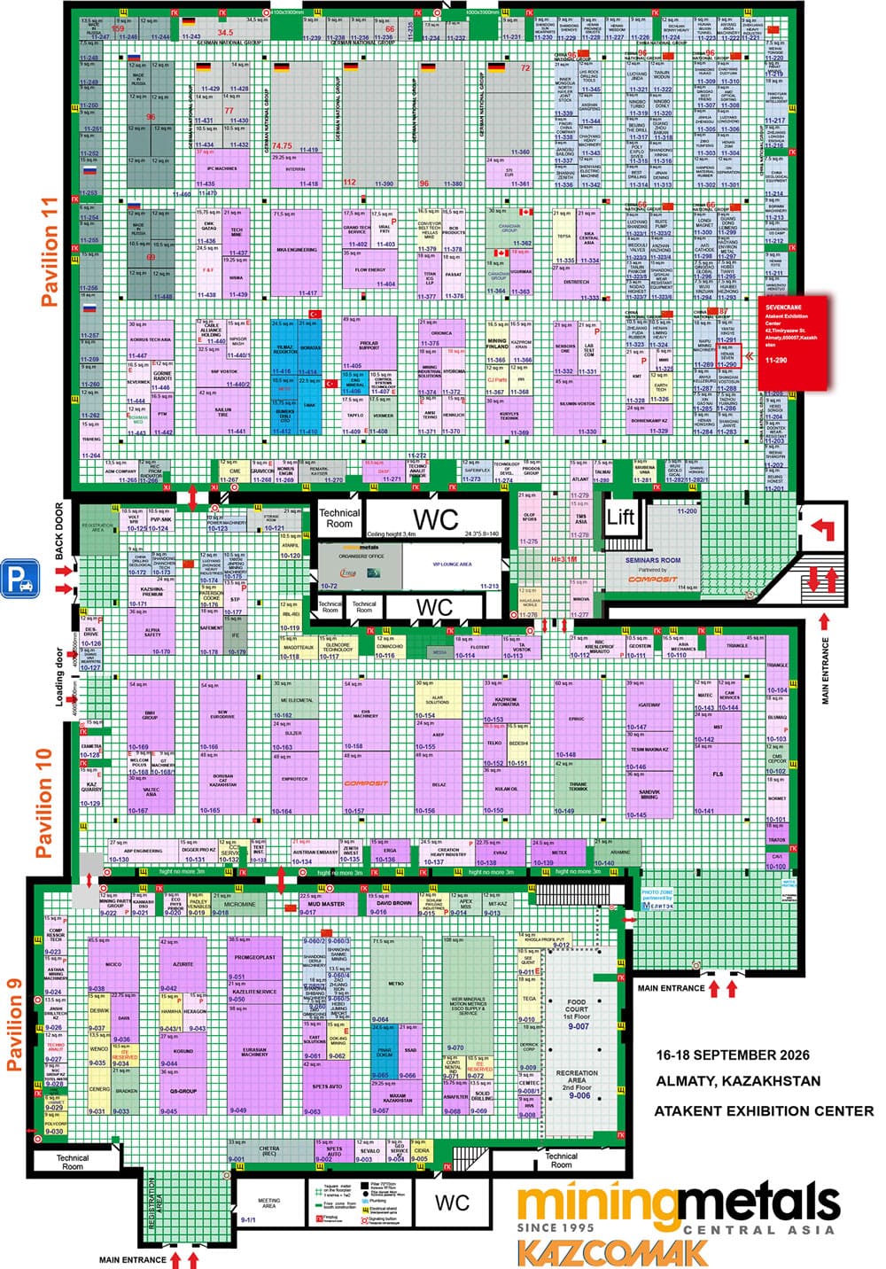Kazakhstan Exhibition Map Guide