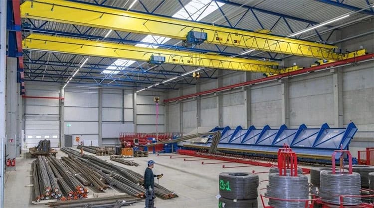 overhead crane for concrete industry